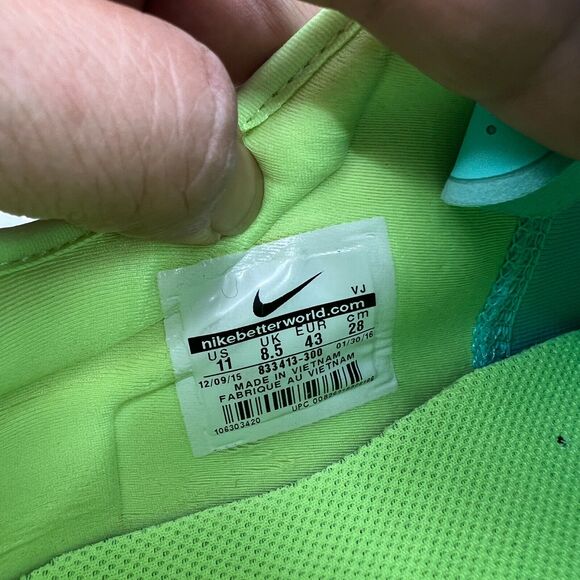 Nike Free TR 6 Running Shoes Women 11 Green Aqua Low Training Sneaker 833413-300 - Picture 8 of 11